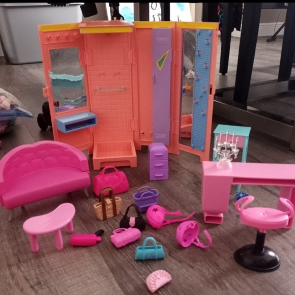 Barbie Toys Barbie Locker And Furniture Poshmark